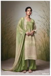 Emiliana 2655 By Ganga Embroidery Printed Linen Dress Material Wholesale Shop In Surat